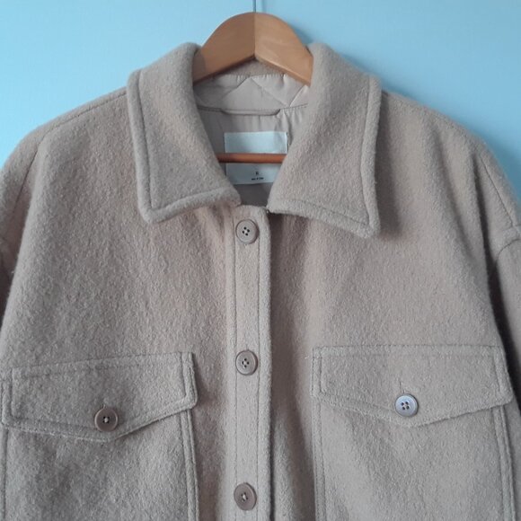 Wilfred Free The Ganna Shirt Jacket 100% Merino Wool - Picture 6 of 11